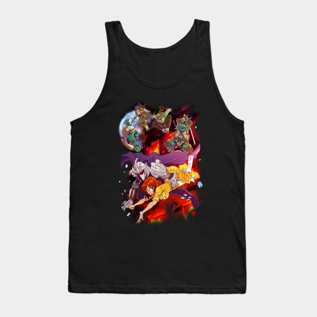 Heroes in a Half-shell Tank Top by elblackbat